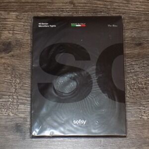 sofsy Microfibre Tights Women 3-M Natural NEW Opaque 40 Denier Made in Italy